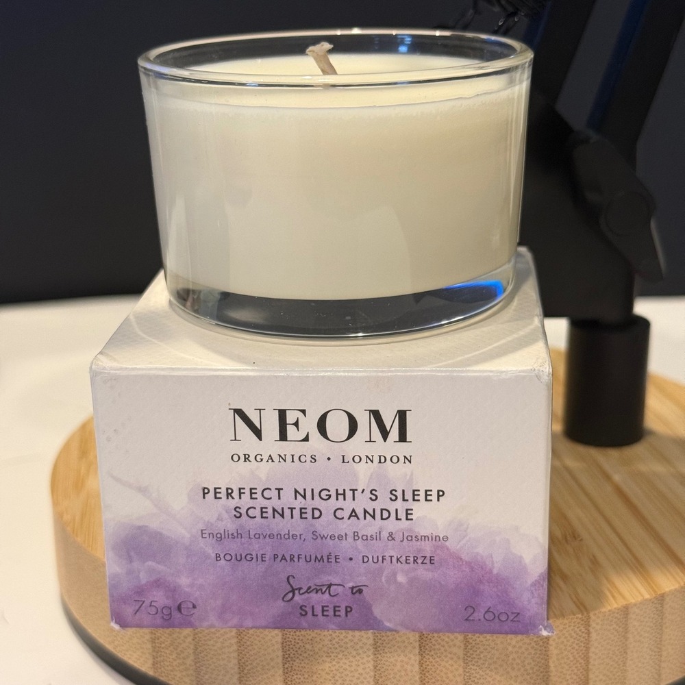 Neom Organics • London • Perfect Night's Sleep Scented Candle • 75g Lavender NIB